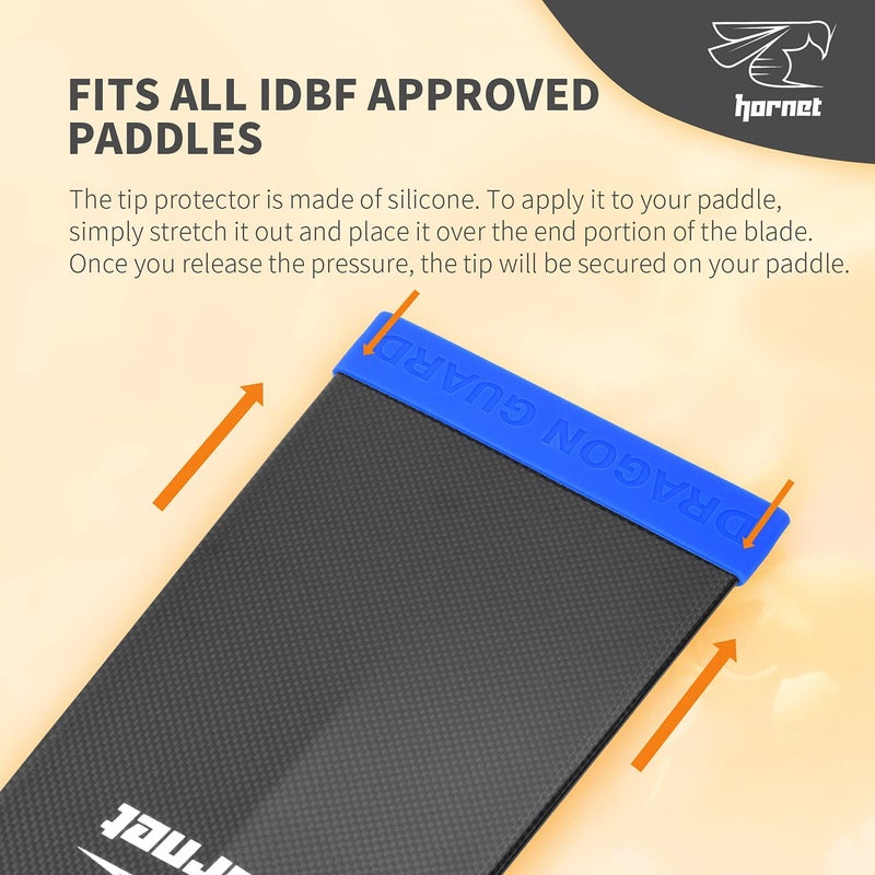 Dragon Guard Tip Protector for Dragon Boat Paddles (blue) - Image 2